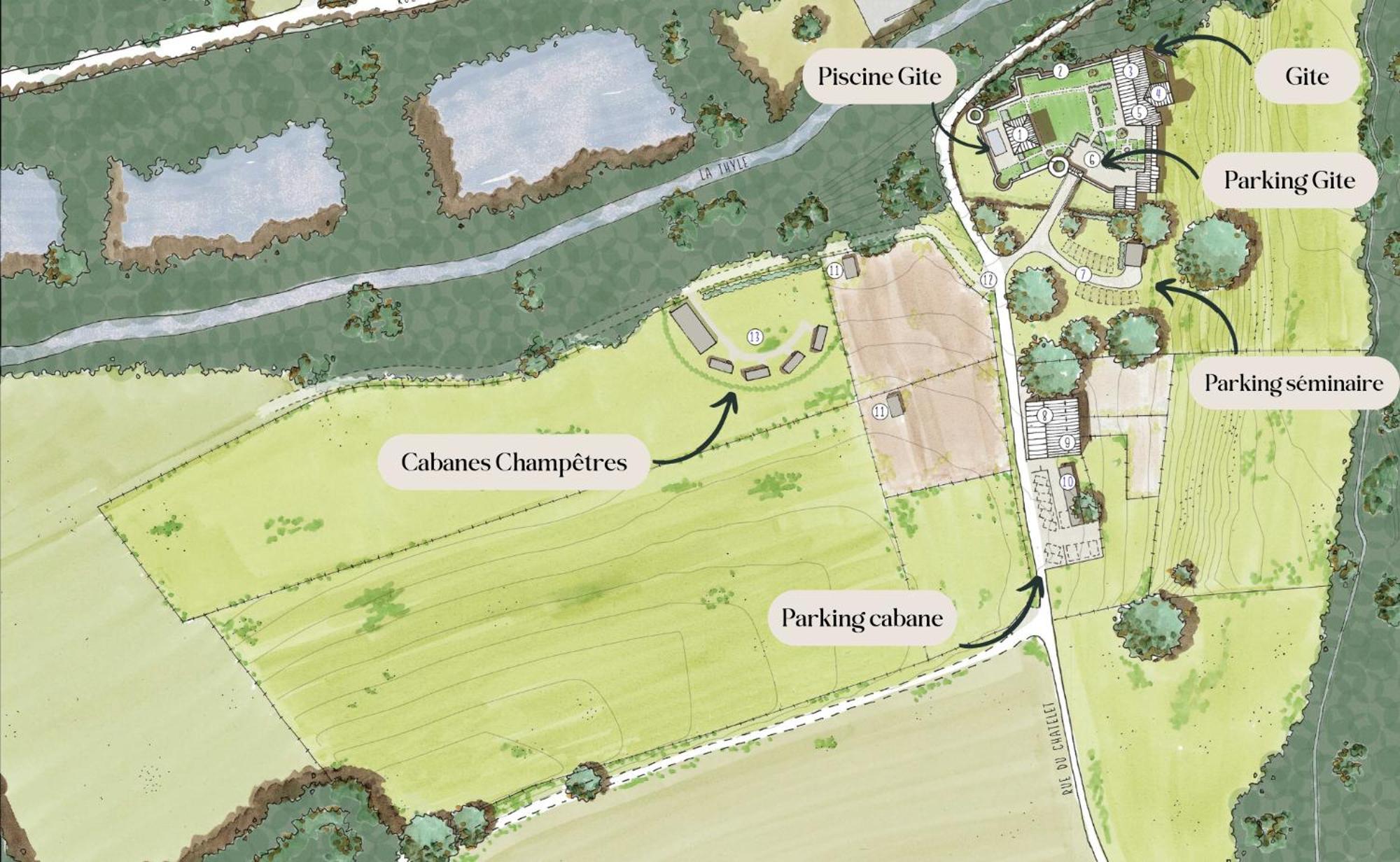 Le Gite Du Chateau - Domaine Des Trois Tilleuls Villers-la-Ville Exteriör bild